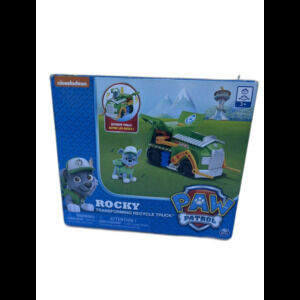 PAW Patrol Rocky’s Transforming Recycle Truck with Pop-out Tools and Moving Fork